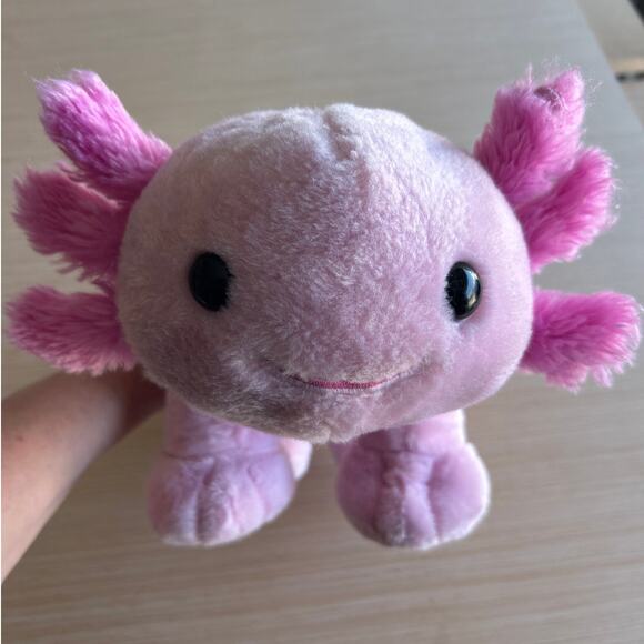 Build a Bear Pink Axolotl 19" BAB Tush Tag Plush Stuffed Animal Stuffie - Picture 1 of 6